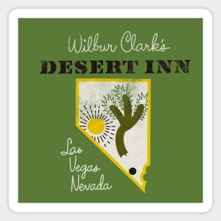 Retro Vintage Wilbur Clark's Desert Inn Resort and Casino Las Vegas Sticker